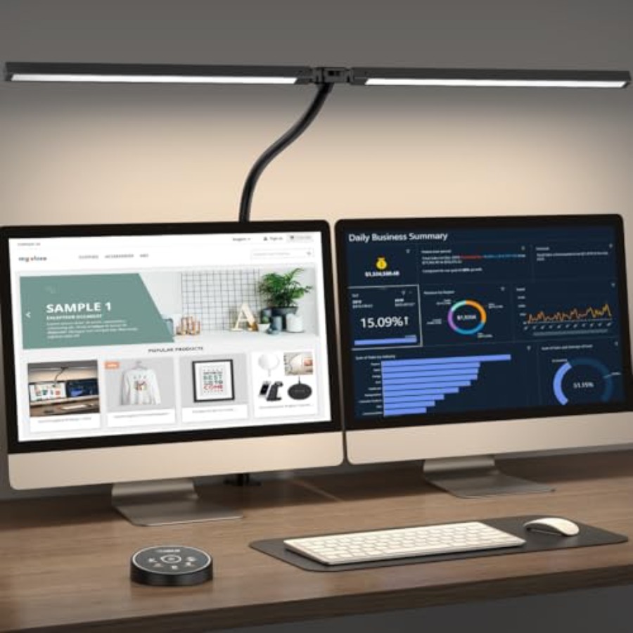 Smart Home Monitor - LED bureaulamp voor kantoor en thuis