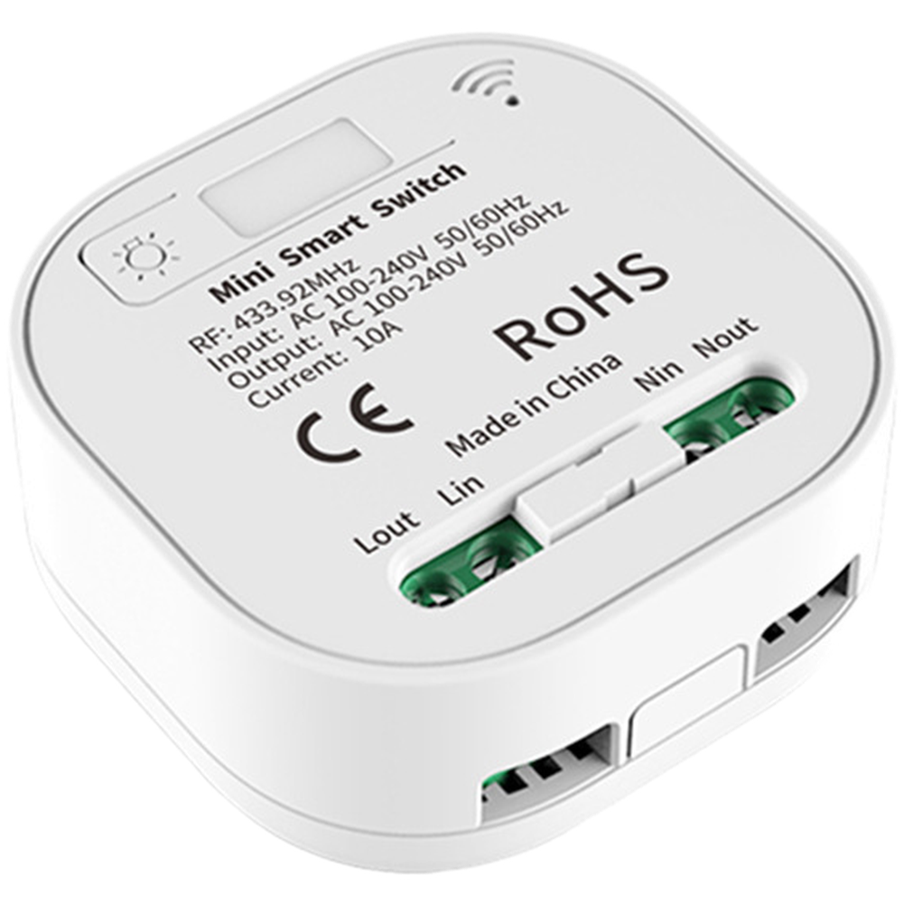 Smart Light Switch - 1PC zelfaangedreven RF433 draadloze afstandsbedieningsschakelaar zonder