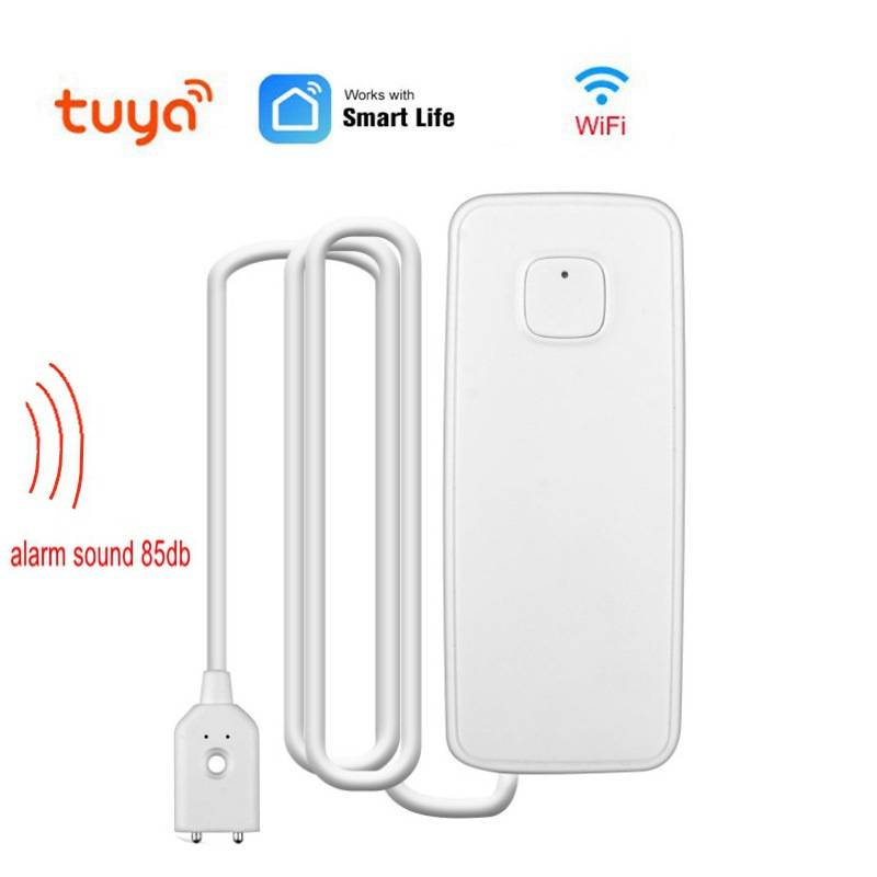 Wifi Water Sensor - Tuya Wifi Slimme Waterleksensor Wateroverloop Niveau