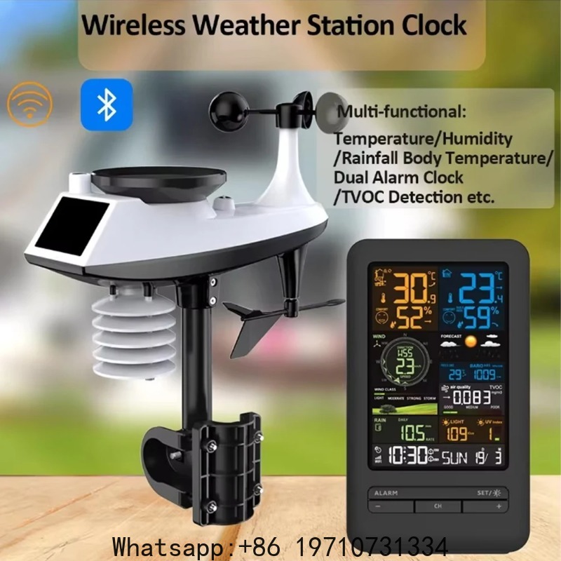 Smart Home Monitor - WiFi Smart Weerstation Smart Home Digitale