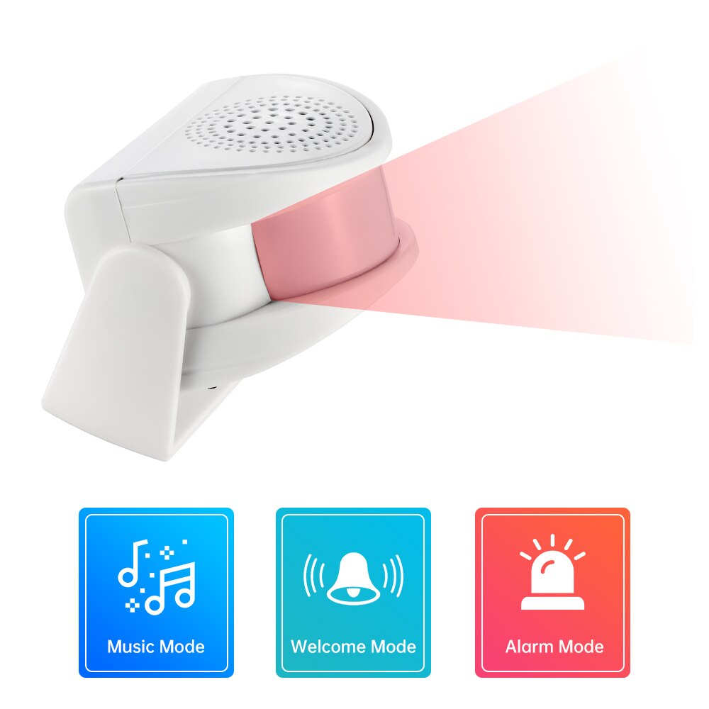 Wireless Door Sensor - FUERS Draadloze Gast Welkom Chime Alarm