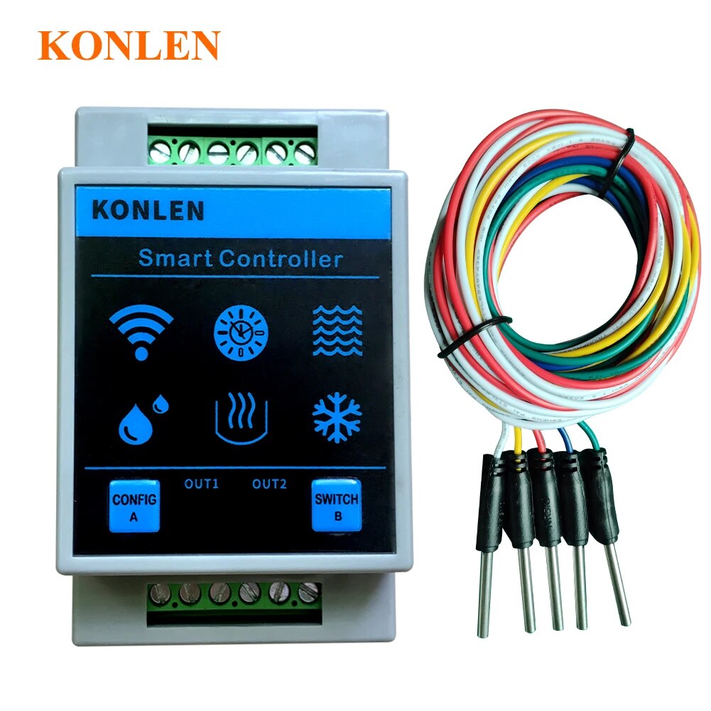 Wifi Water Sensor - KONLEN Tuya Waterniveausensor WIFI Controller Smart