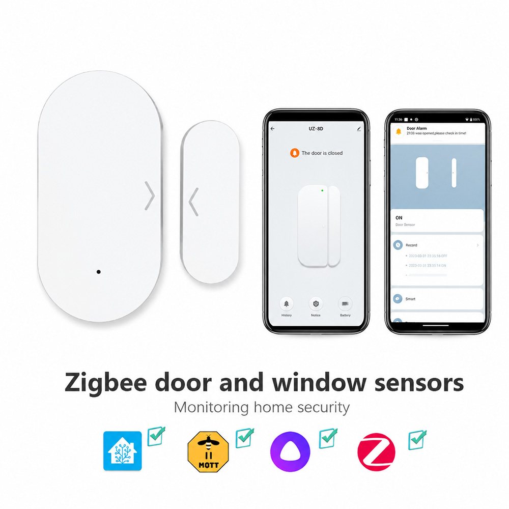 Smart Home Tablet - Zigbee 3.0 Deur- en Raamsensor Magnetisch