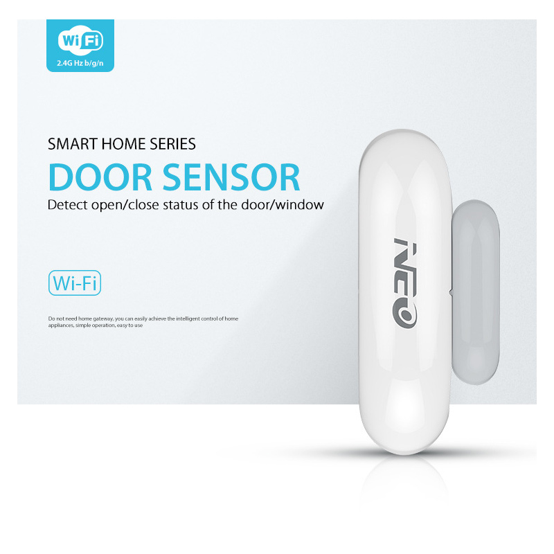 Wireless Door Sensor - Tuya WiFi deur- en raamsensor Intelligente