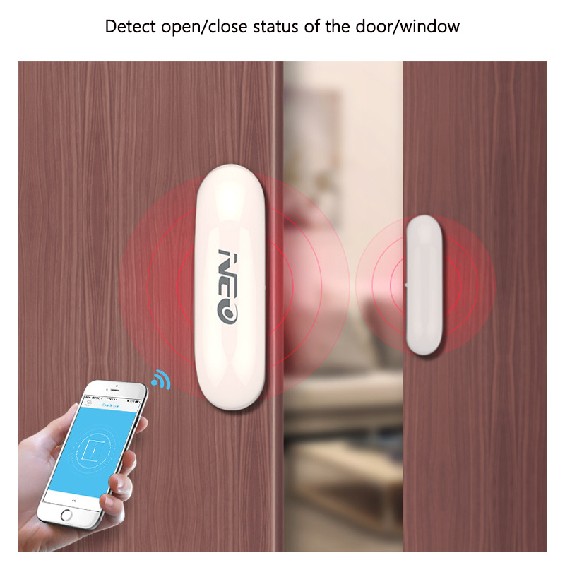 Wireless Door Sensor - Intelligente draadloze magnetische deurdetector Alarm Tuya