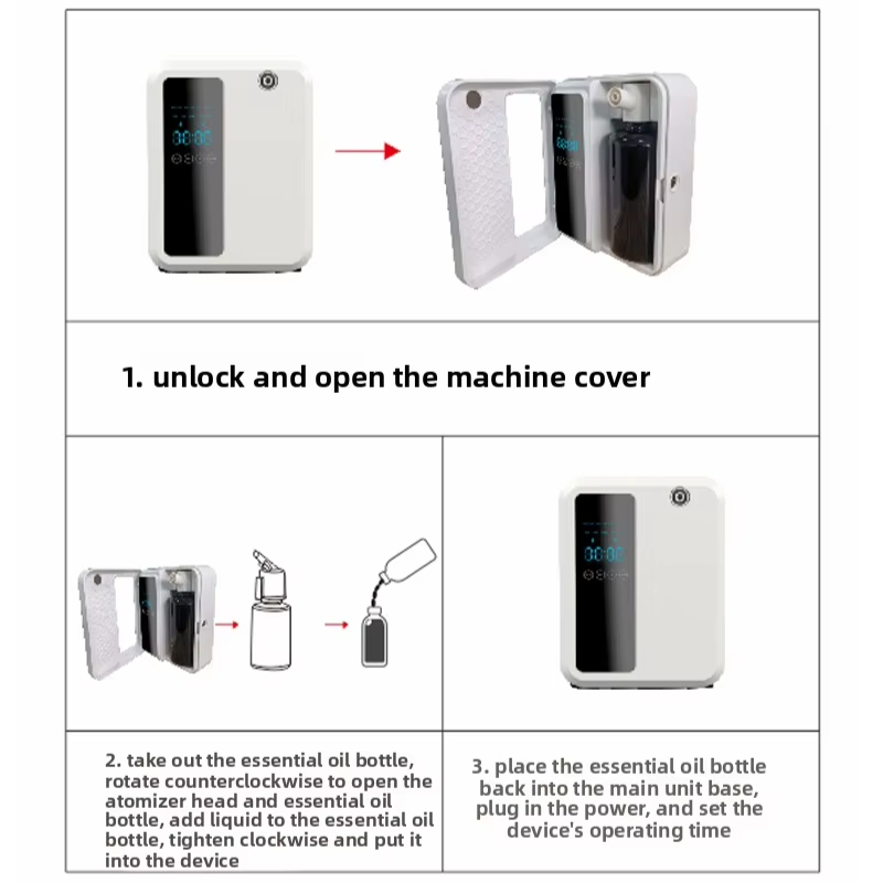 Smart Home Hotel - 500ml Slimme Aroma Diffuser met App-bediening