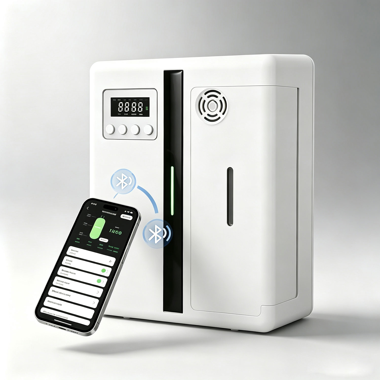 Smart Home Hotel - Waterloze geurverspreider Bluetooth APP-bediening Wandgemonteerde geurmachine
