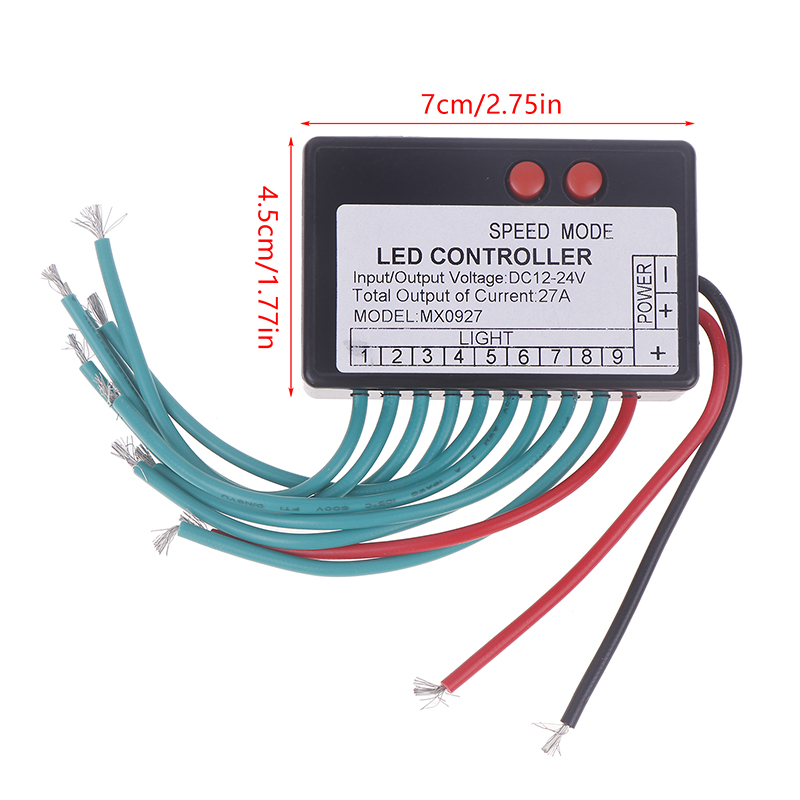 Smart Light Switch - 12V-24V 4CH 9CH Enkelkleurige LED Strip