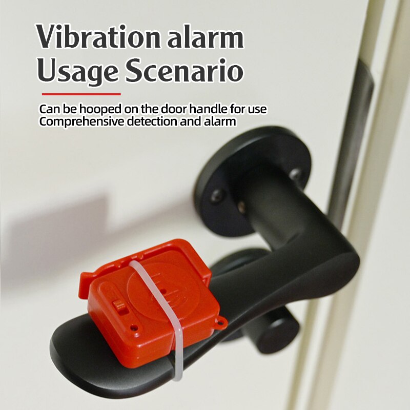 Wireless Door Sensor - KERUI Draadloze Trillingsalarmsensoren 120dB Ultraslanke detector