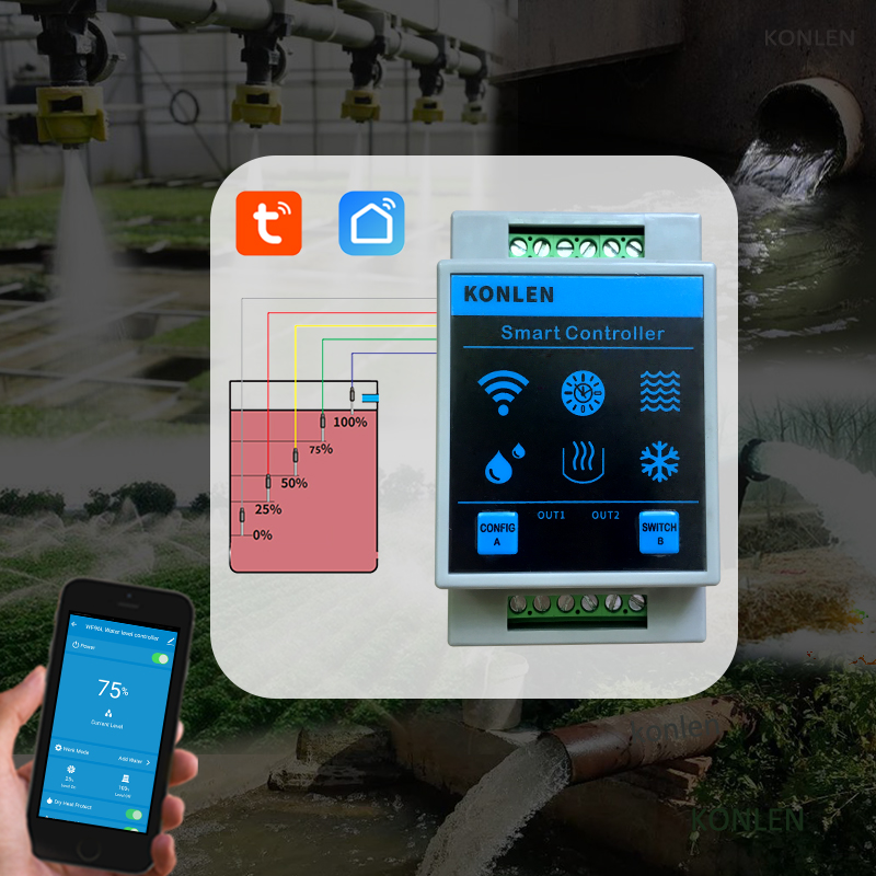 KONLEN Tuya Waterniveausensor  - Wifi Water Sensor recensie en prijs