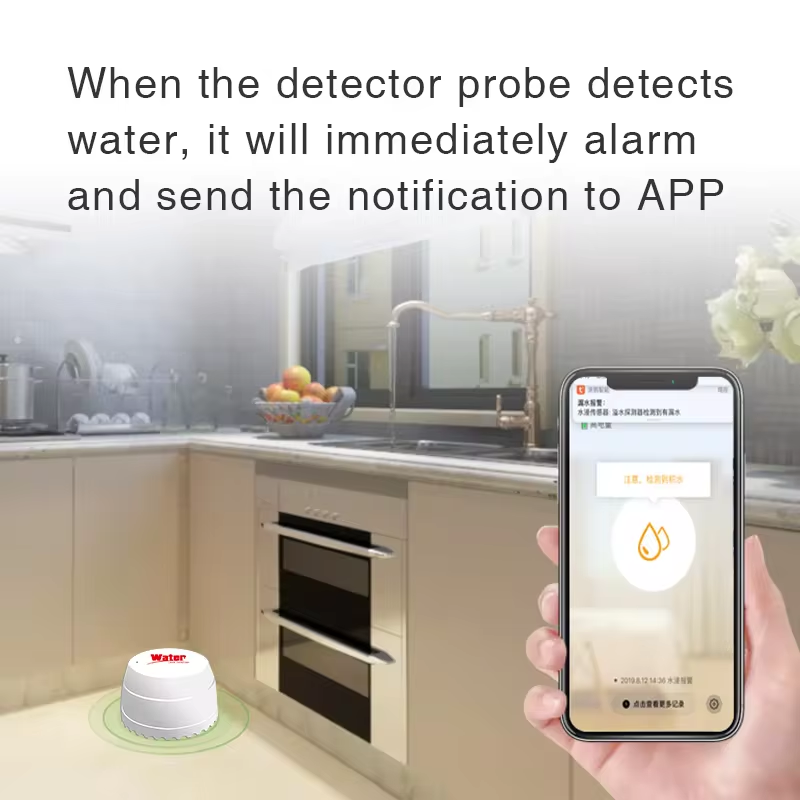 Tuya WiFi Waterlekdetector Ove - Wifi Water Sensor recensie en prijs