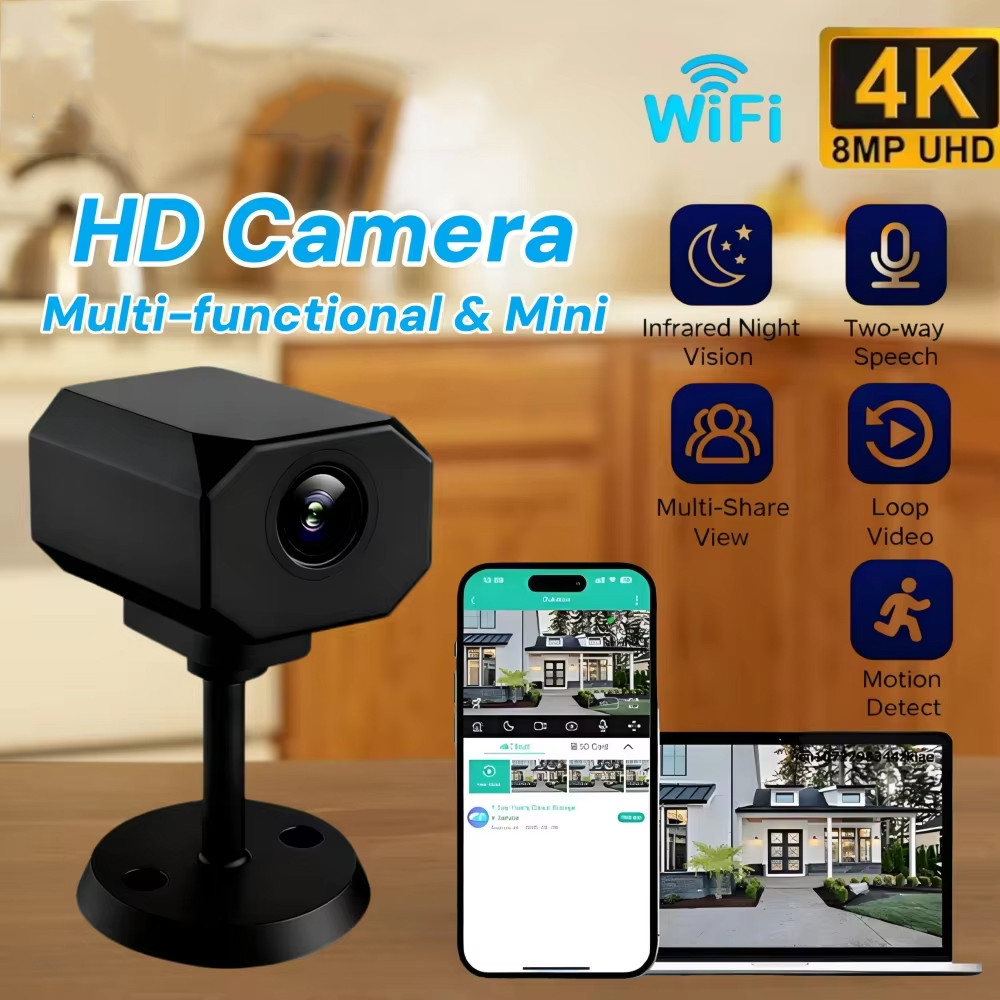 4K HD WiFi-beveiligingscamera  - Smart Home Monitor recensie en prijs