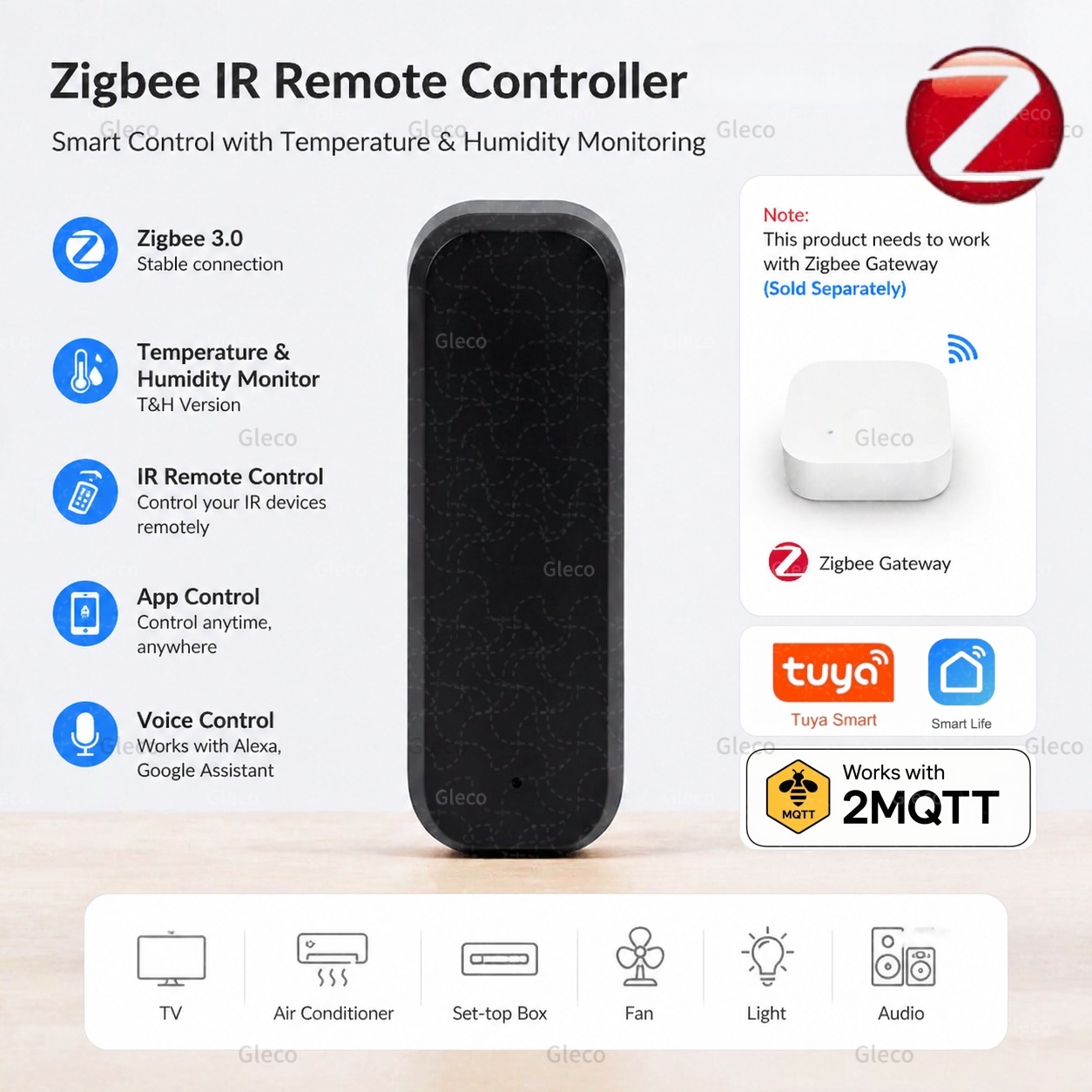 Zigbee Smart IR-afstandsbedien - Smart Ir Remote Controller recensie en prijs