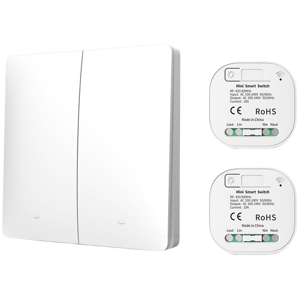 1PC zelfaangedreven RF433 draa - Smart Light Switch recensie en prijs