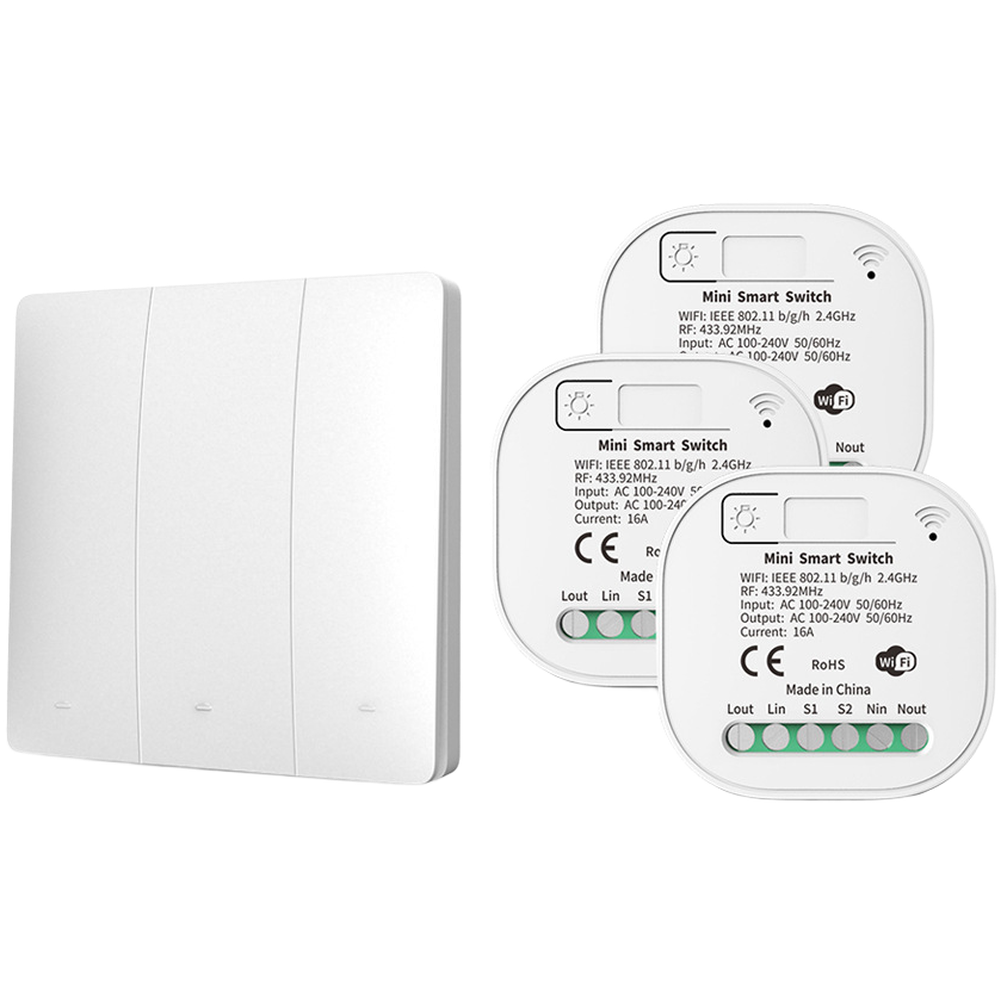 1PC zelfaangedreven RF433 draa - Smart Light Switch recensie en prijs