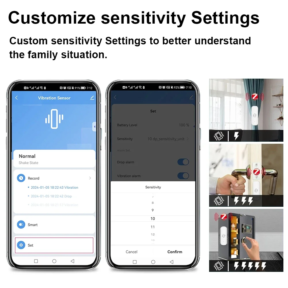 Smart ZigBee Trillingssensor A - Smart Home Monitor recensie en prijs