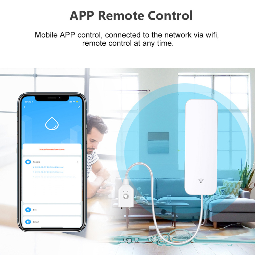 Tuya WiFi waterleksensor, wate - Wifi Water Sensor recensie en prijs