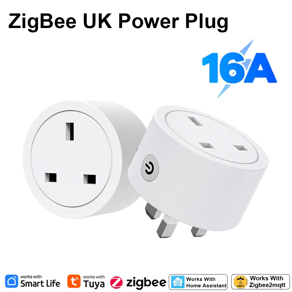 Zigbee Smart Plug 16A UK-stekk - Smart Home Monitor recensie en prijs