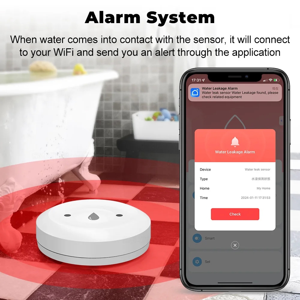 Tuya Zigbee Smart Water Immers - Smart Home Outdoor recensie en prijs