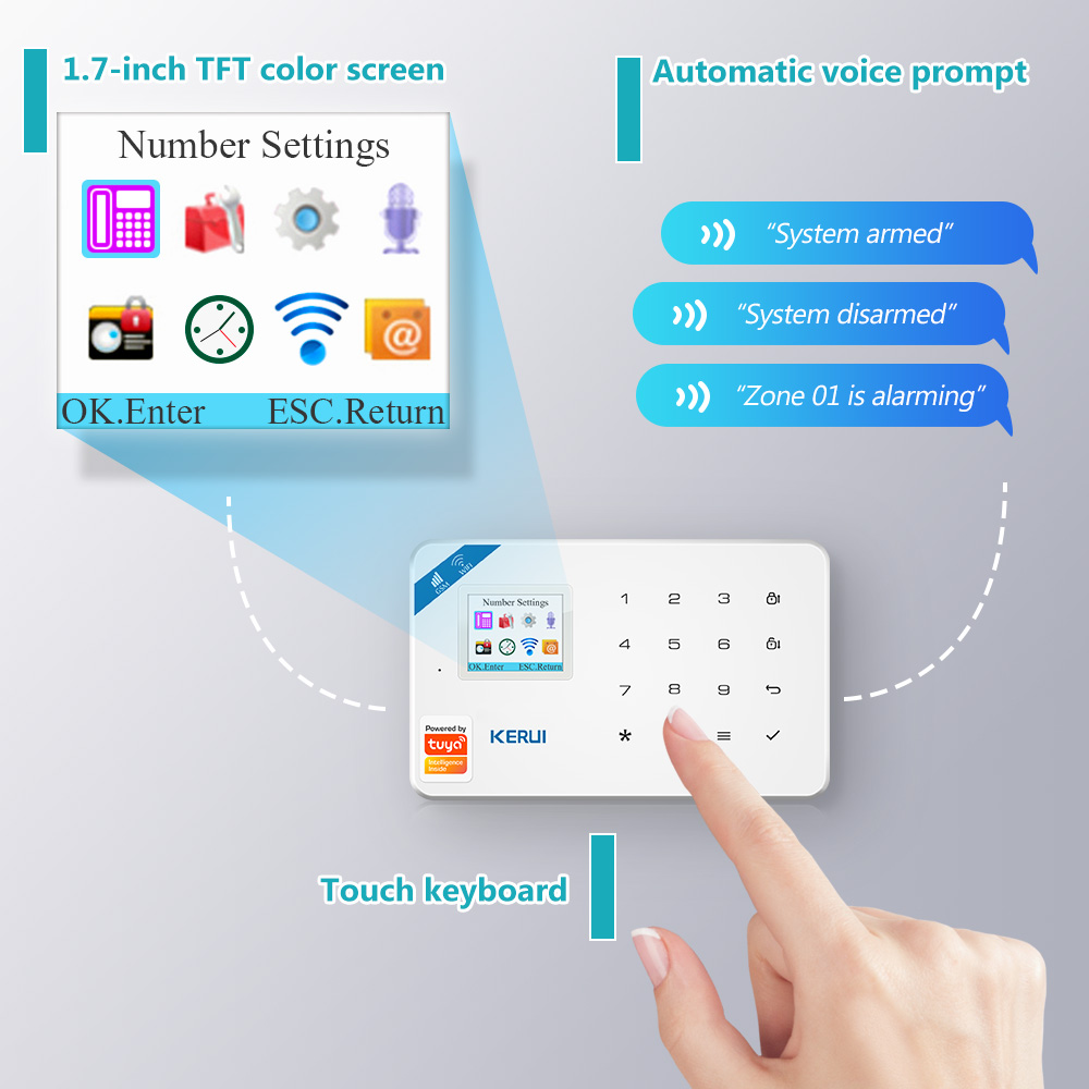 KERUI W181 Alarmsysteempaneel  - Smart Home Outdoor recensie en prijs