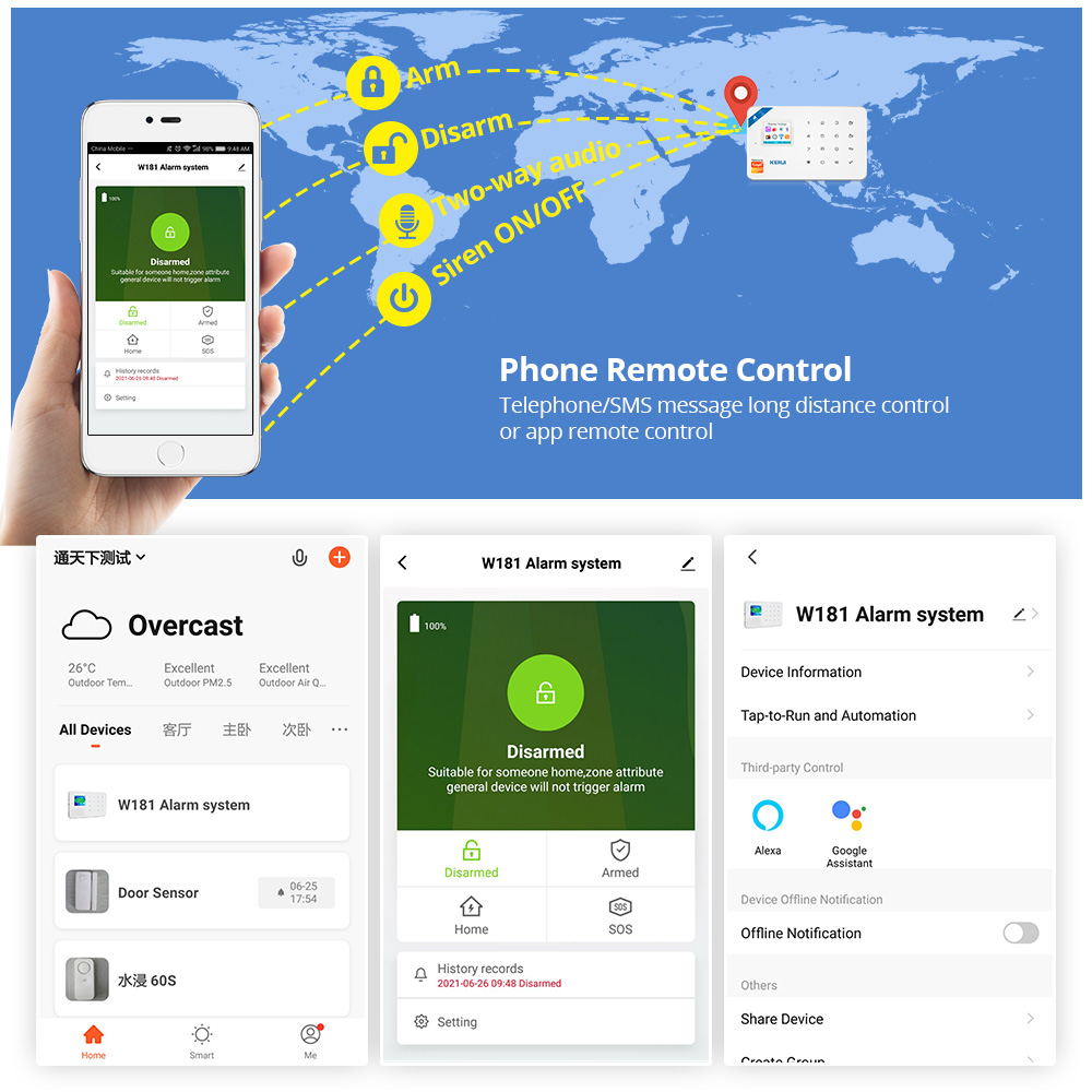 KERUI W181 Alarmsysteempaneel  - Smart Home Outdoor recensie en prijs