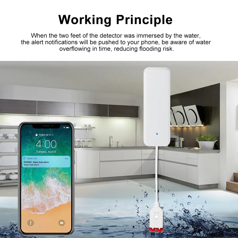 Tuya Wifi Slimme Waterleksenso - Wifi Water Sensor recensie en prijs