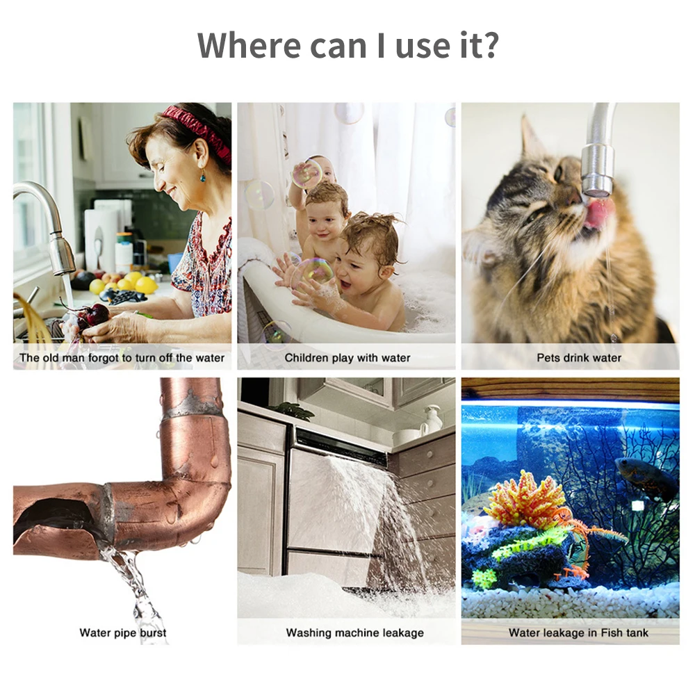 Tuya WiFi Zigbee Watersensor S - Wifi Water Sensor recensie en prijs
