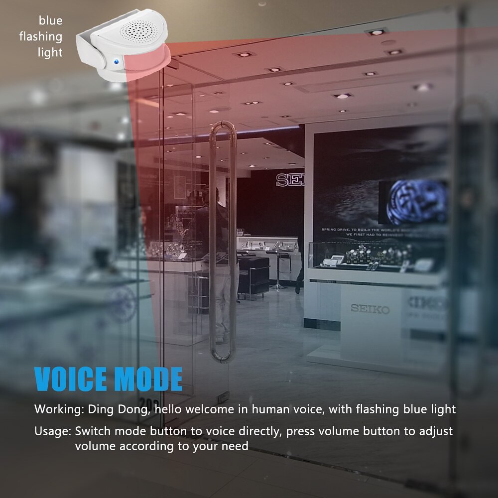 FUERS Draadloze Gast Welkom Ch - Wireless Door Sensor recensie en prijs