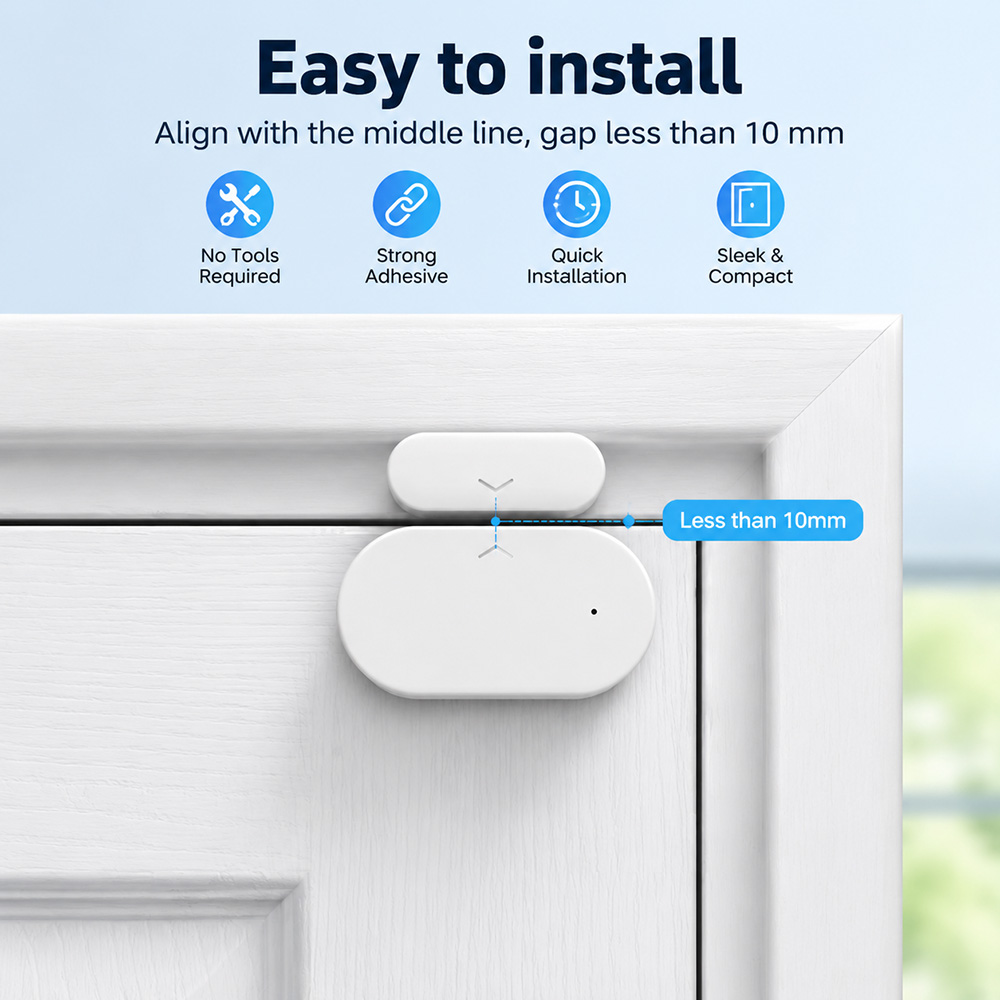 Zigbee 3.0 Deur- en Raamsensor - Smart Home Tablet recensie en prijs