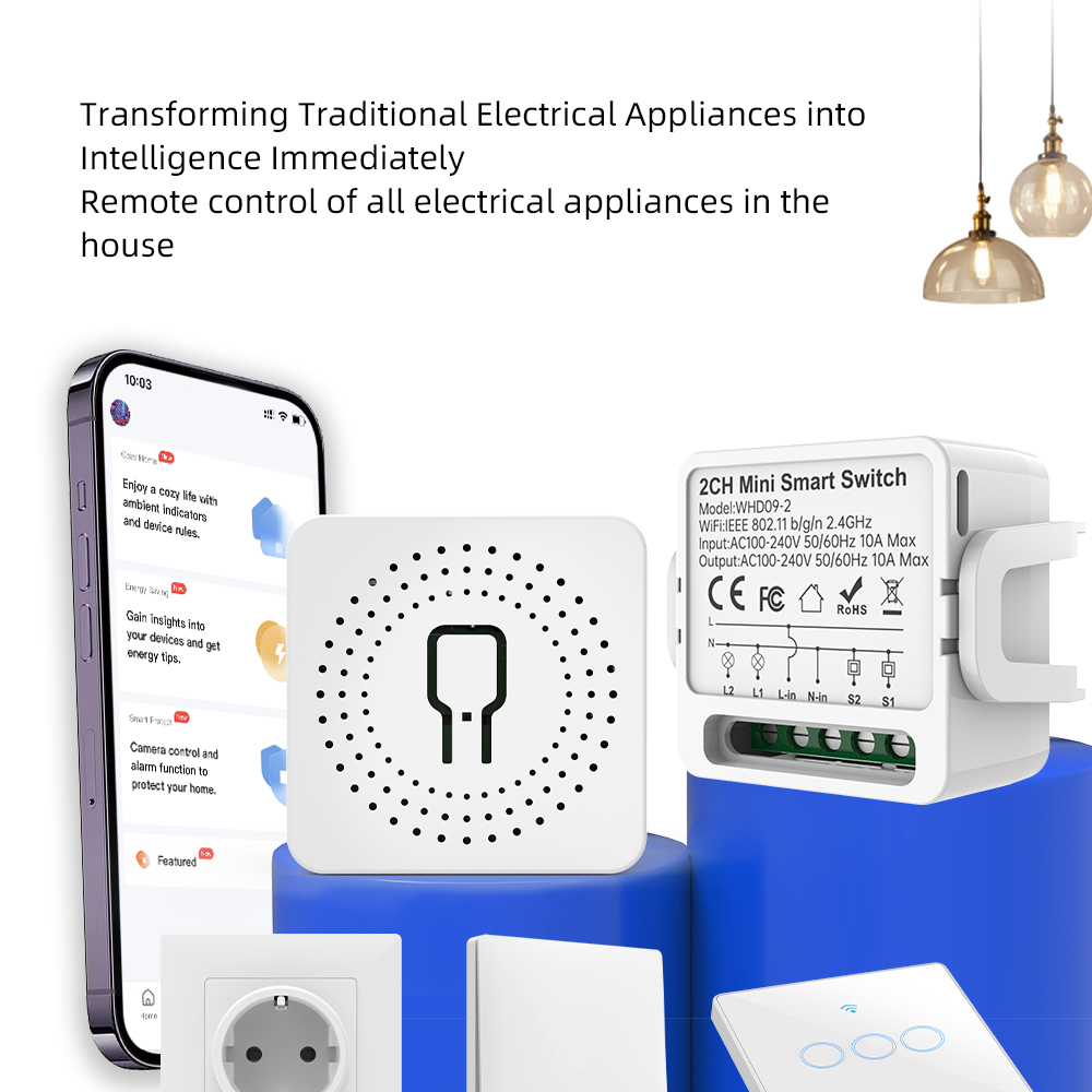 2-weg Tuya Smart Switch 2-voud - Smart Light Switch recensie en prijs