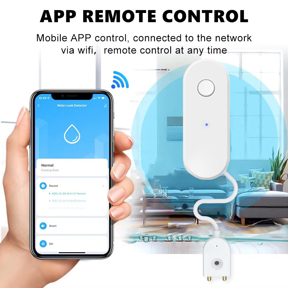 Tuya WiFi Smart Waterleksensor - Wifi Water Sensor recensie en prijs