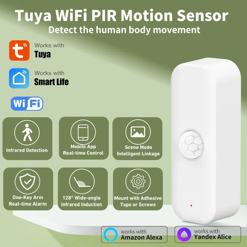 Tuya WiFI Bewegingssensor PIR  - Smart Home Outdoor recensie en prijs