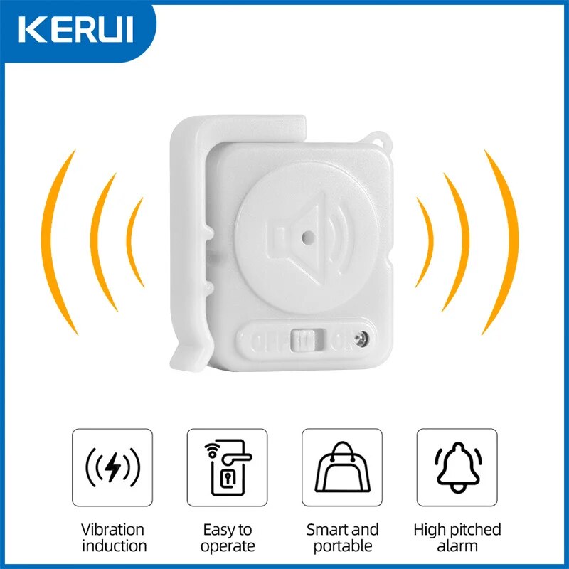 KERUI Draadloze Trillingsalarm - Wireless Door Sensor recensie en prijs